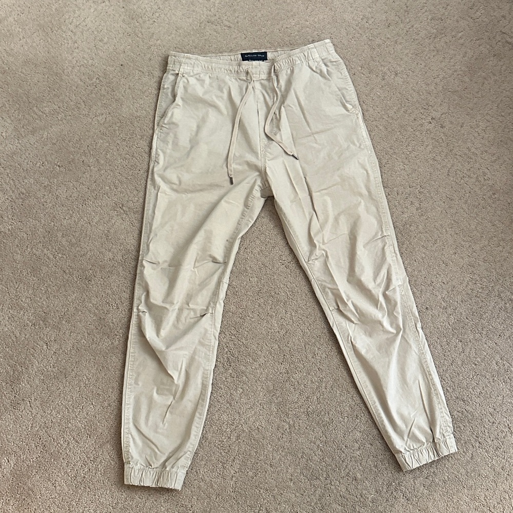 American Eagle Next Level Flex Cream mens joggers